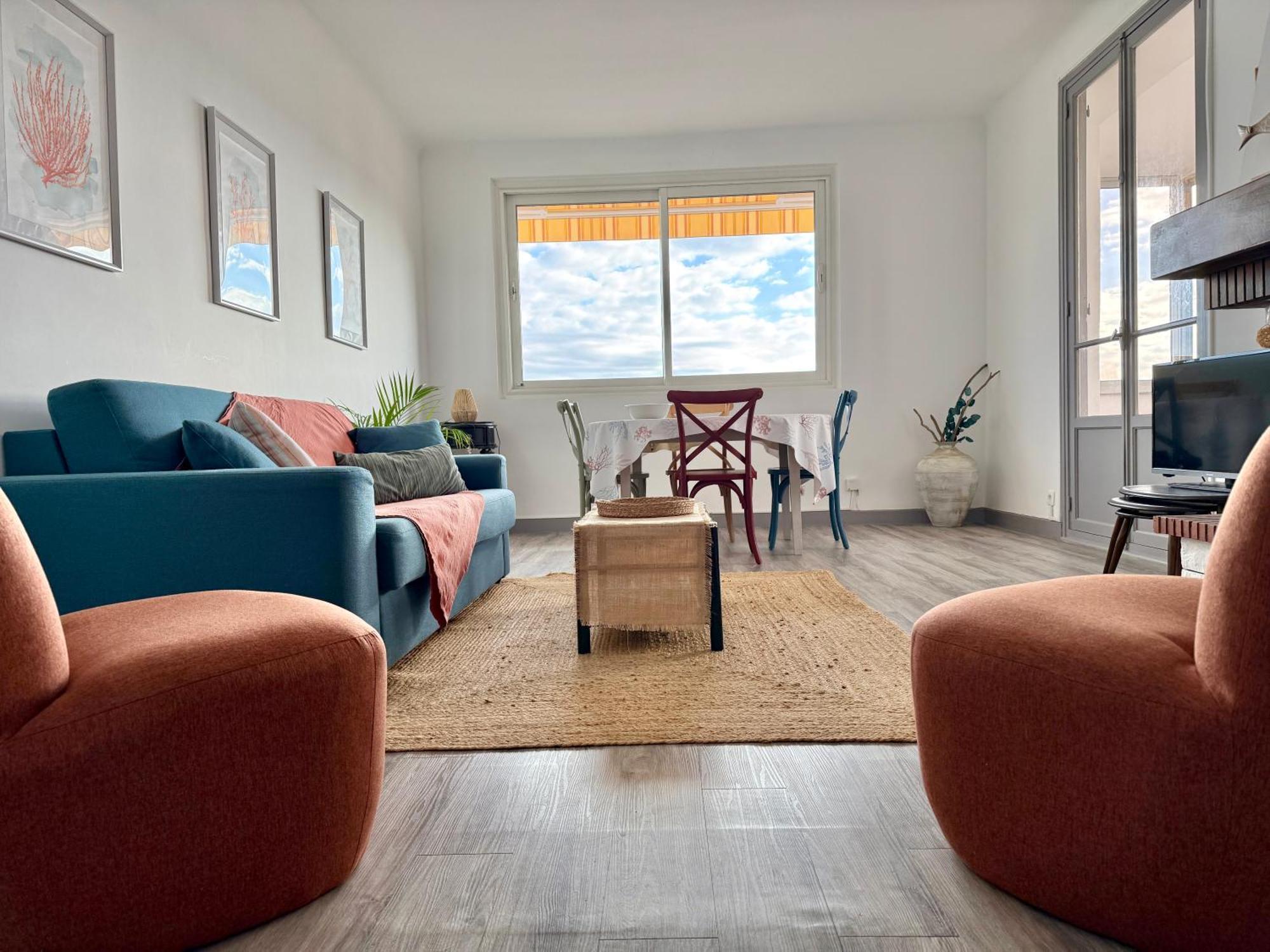 Front De Beau T3 Climatise Balcon Parking Ajaccio * Ajaccio (Corsica)